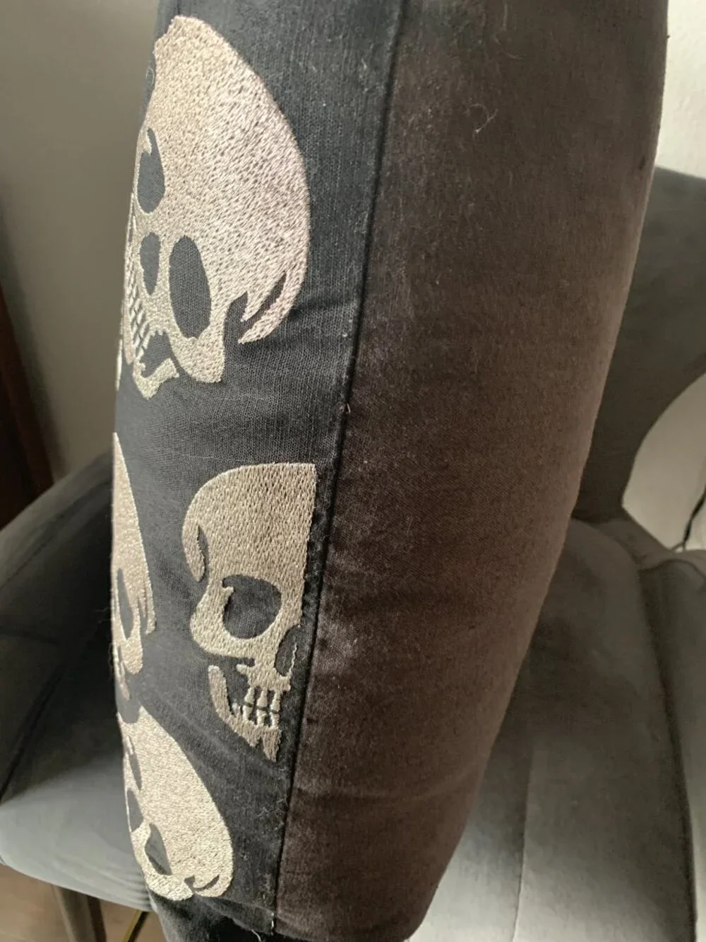 Z Gallery Large Skull Pillow
